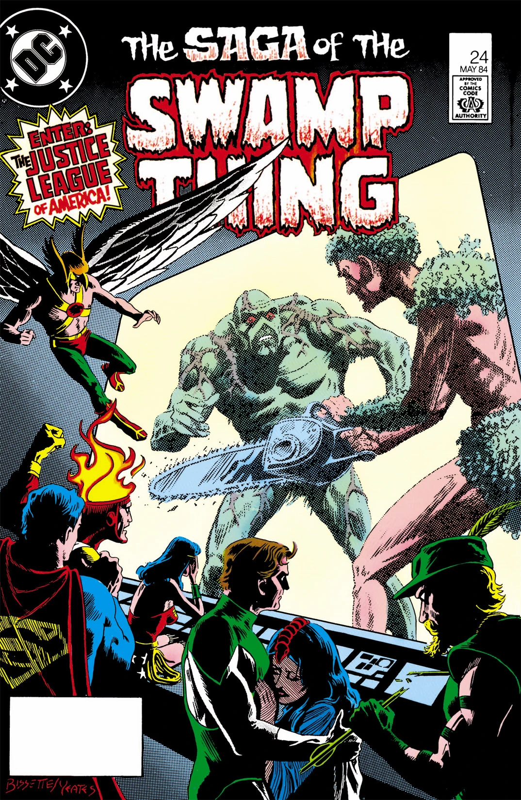 The Saga of the Swamp Thing #24 (DC, 1984 — Cover A) cover